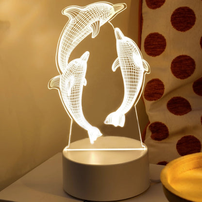 GlowWhale USB LED Night Light
