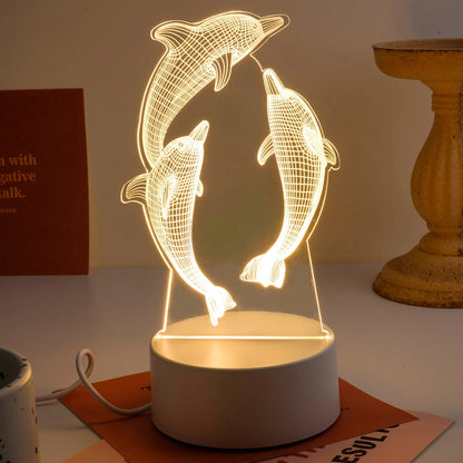 GlowWhale USB LED Night Light