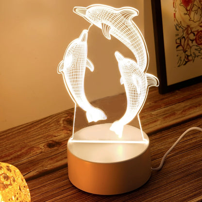 GlowWhale USB LED Night Light